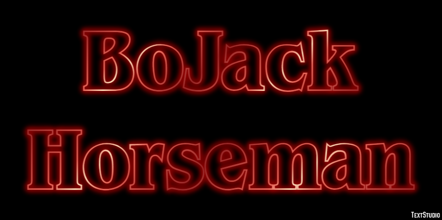 BoJack Horseman Efekt tekstowy