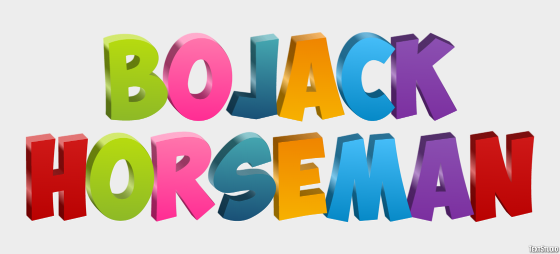 BoJack Horseman Efekt tekstowy