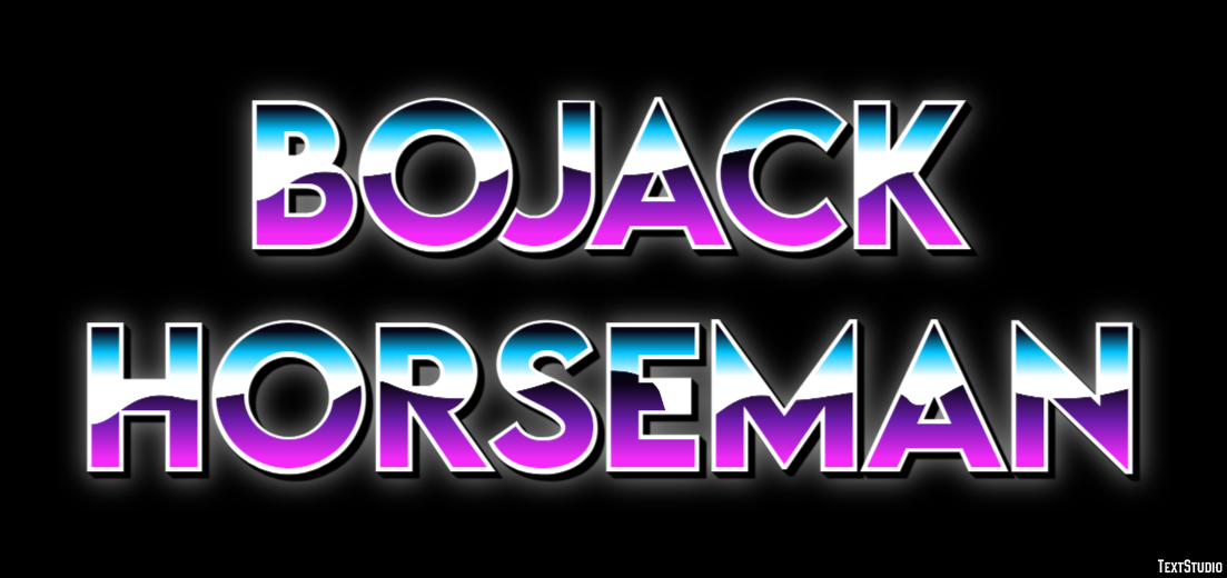 BoJack Horseman Efekt tekstowy