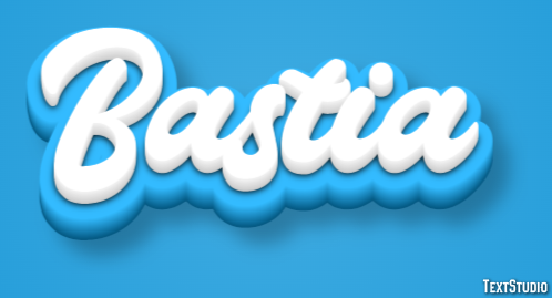 Bastia Текстовый эффект