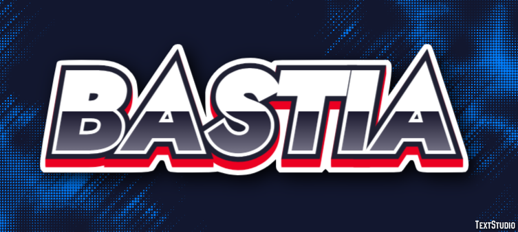Bastia Efeito de texto