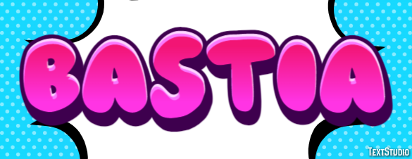 Bastia Текстовый эффект
