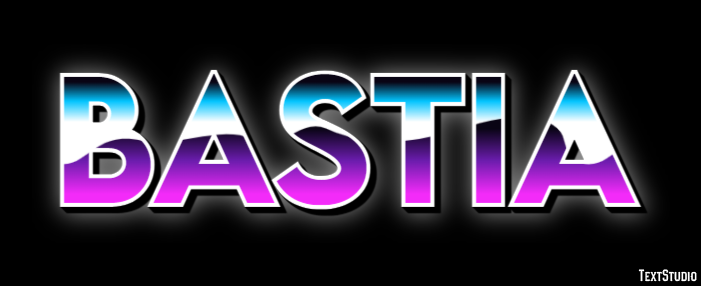 Bastia Efeito de texto