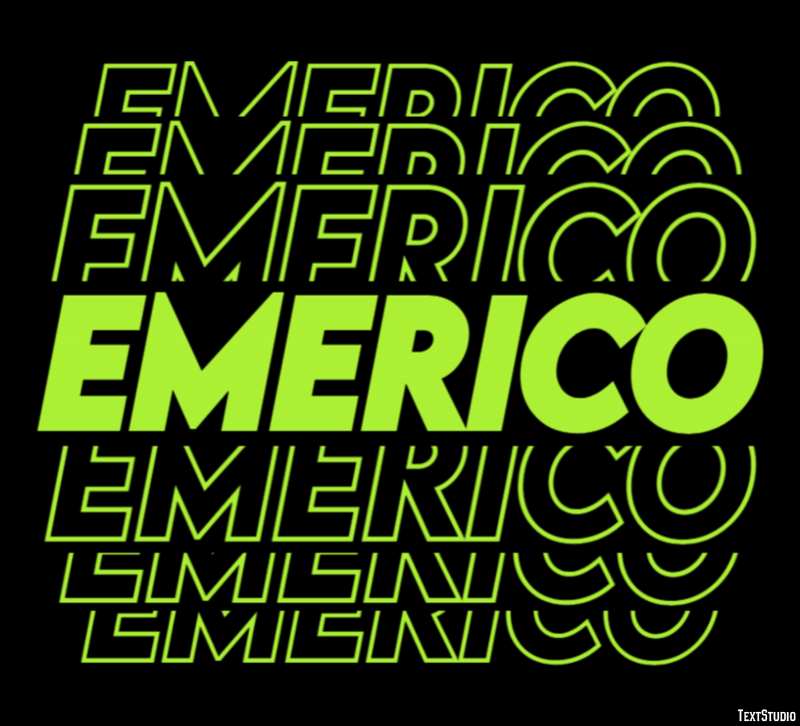 Emerico Efecto de texto
