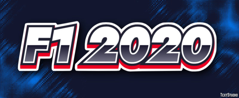 F1 2020 Effetto testo