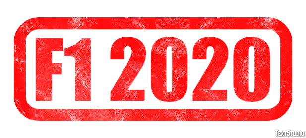 F1 2020 Effetto testo