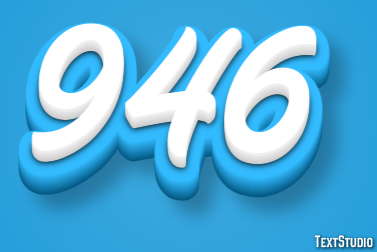 946 Efeito de texto