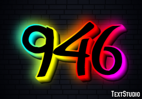 946 Efeito de texto
