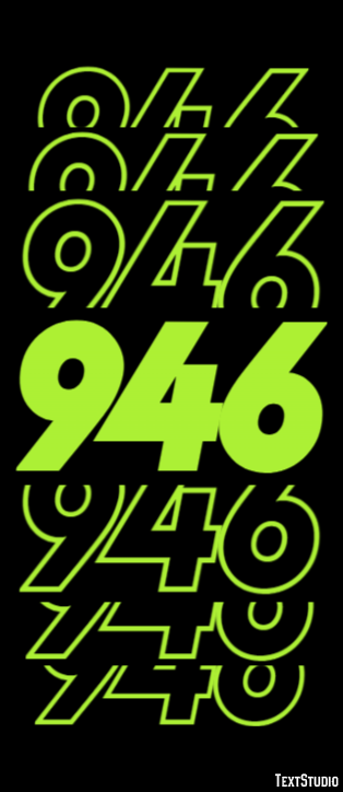 946 Texteffekt