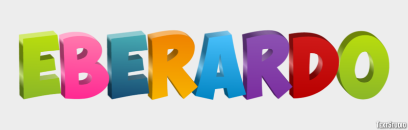 Eberardo テキスト効果