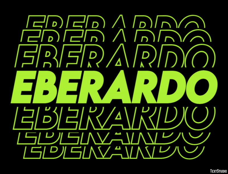 Eberardo Effetto testo