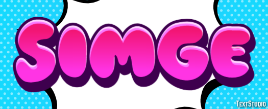 Simge Effet de Texte