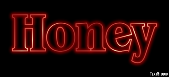 Honey Text effect