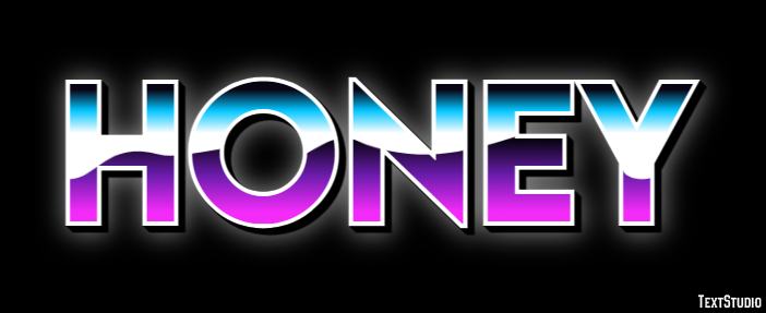 Honey Text effect