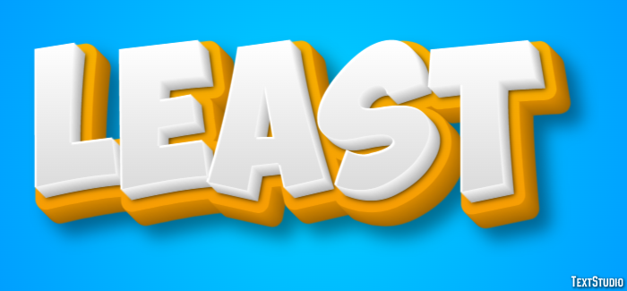 Least Effet de Texte