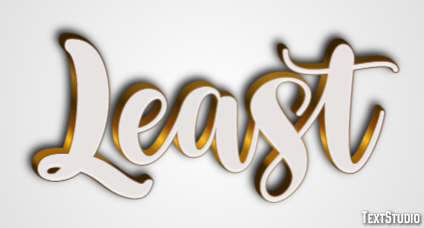 Least Efekt tekstowy