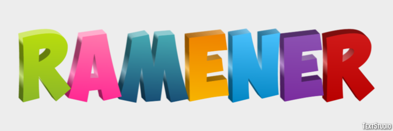 Ramener Effet de texte
