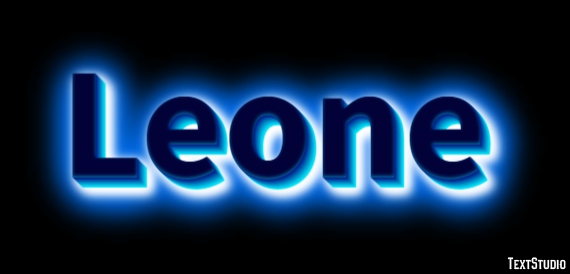 Leone Effetto testo