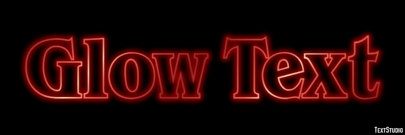 Glow Text Text Effect