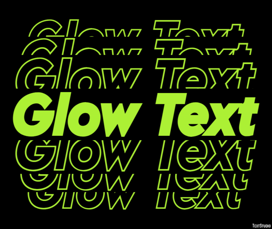 Glow Text Text Effect