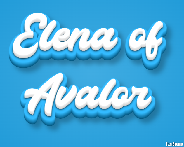 Elena of Avalor Efecto de Texto