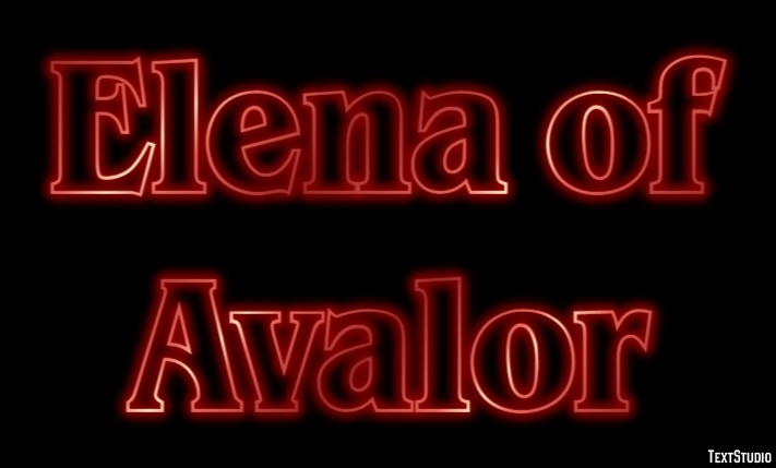 Elena of Avalor Text effect