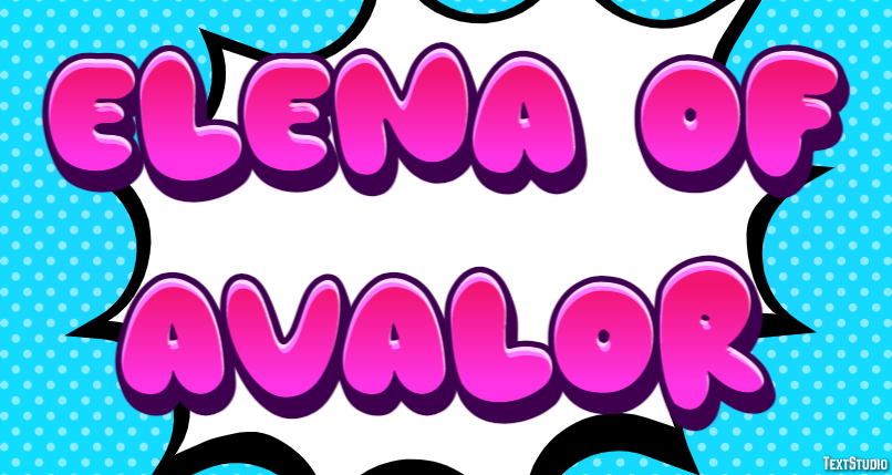 Elena of Avalor Efecto de Texto