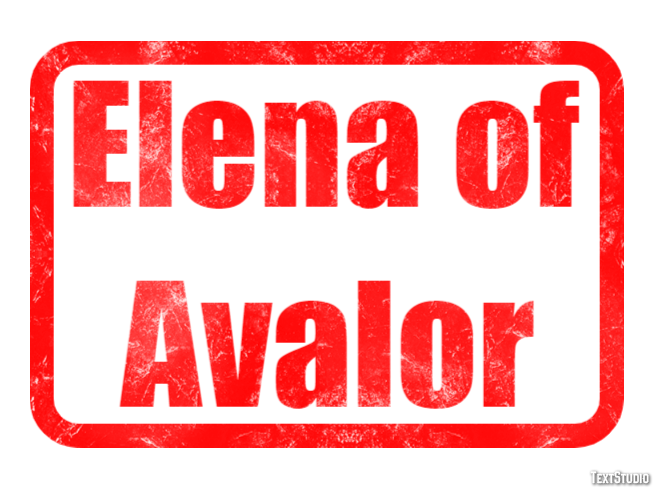 Elena of Avalor Text effect