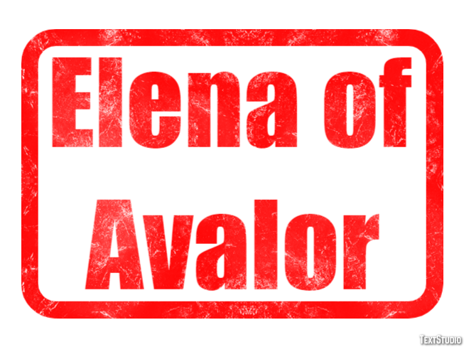 Elena of Avalor Efecto de Texto