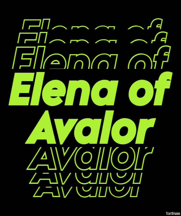 Elena of Avalor Efecto de Texto