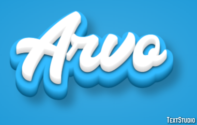 Arvo Text effect