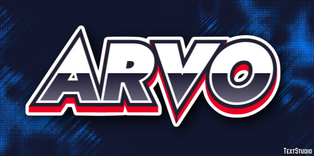 Arvo Text Effect