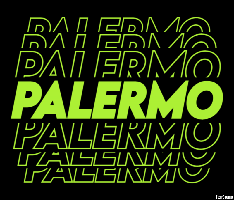 Palermo Efekt tekstowy