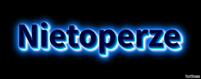 Nietoperze Efekt tekstowy