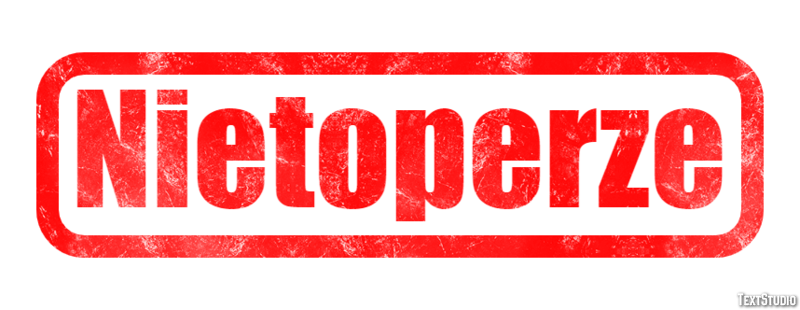 Nietoperze Efekt tekstowy