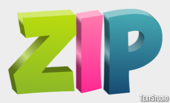 ZIP Effetto testo
