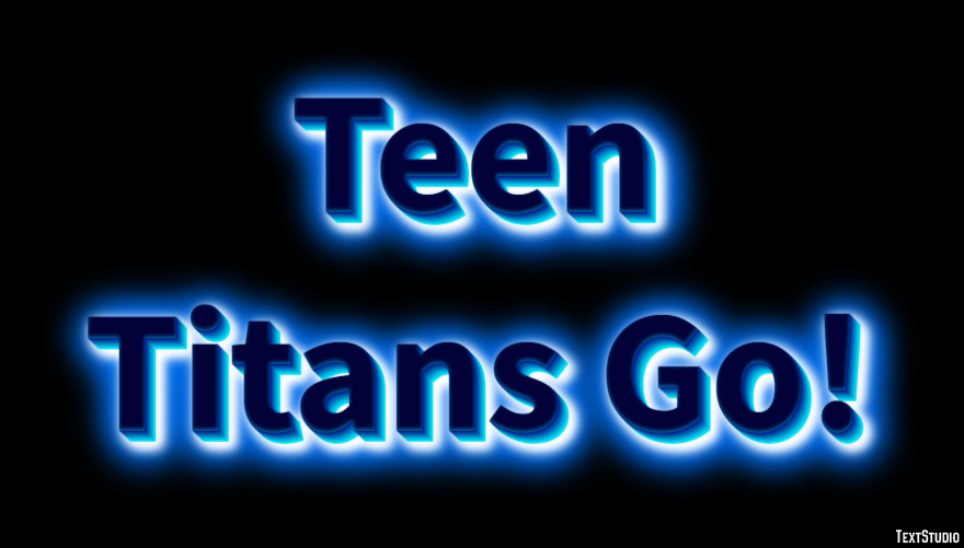 Teen Titans Go! Text Effect