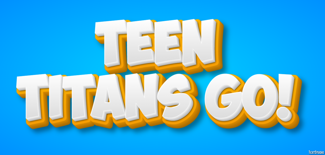 Teen Titans Go! テキスト効果