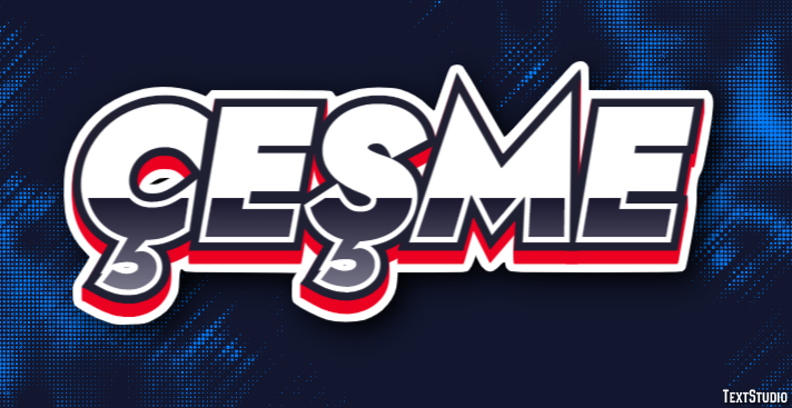 Çeşme Text Effect
