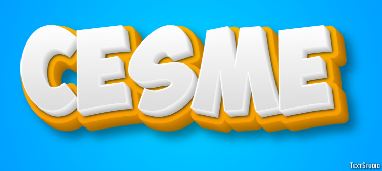 Çeşme Text Effect