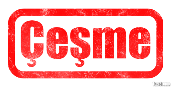 Çeşme Text Effect