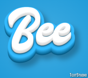 Bee Text effect