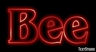 Bee Text effect