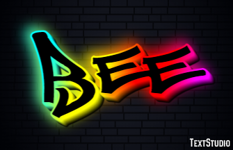 Bee Text effect