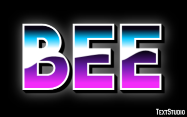 Bee Text effect