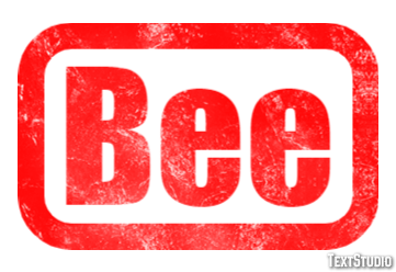 Bee Text effect