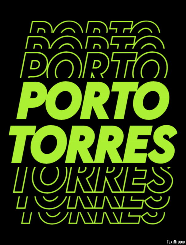 Porto Torres Efekt tekstowy