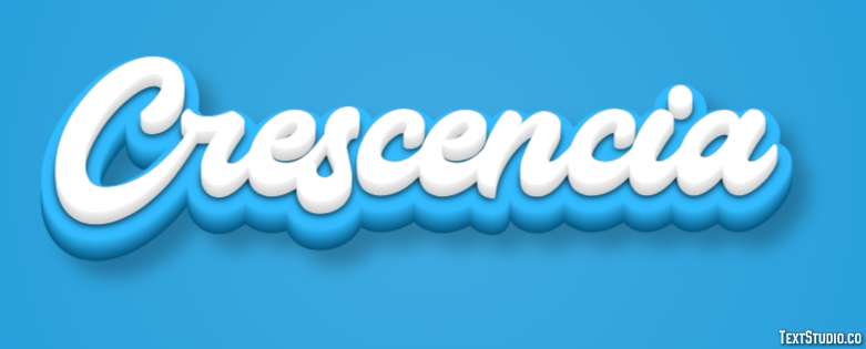 Crescencia Efecto de texto