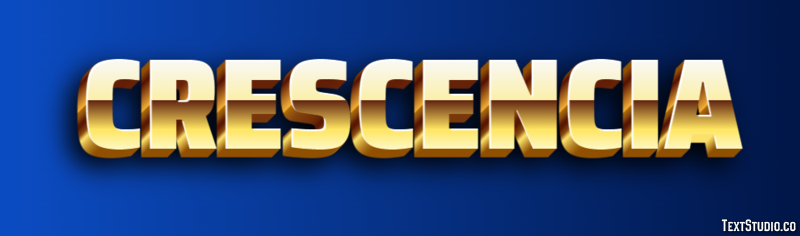 Crescencia Efecto de texto