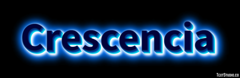 Crescencia Efecto de texto